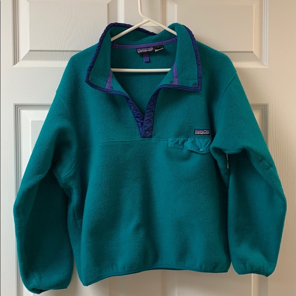 Teal ✨Patagonia✨ Snap-T pullover!!